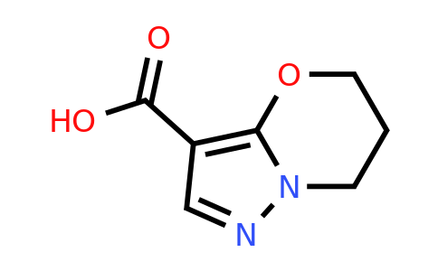 1173003-61-6 | 6,7-Dihydro-5H-pyrazolo[5,1-b][1,3]oxazine-3-carboxylic acid