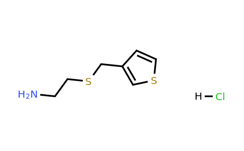 1173049-56-3 | 2-[(thiophen-3-ylmethyl)sulfanyl]ethan-1-amine hydrochloride