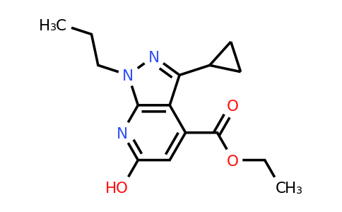 1174839-56-5 | Ethyl 3-cyclopropyl-6-hydroxy-1-propyl-1h-pyrazolo[3,4-b]pyridine-4-carboxylate