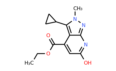 1174845-21-6 | Ethyl 3-cyclopropyl-6-hydroxy-2-methyl-2h-pyrazolo[3,4-b]pyridine-4-carboxylate