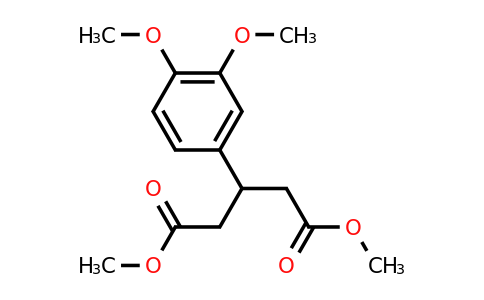 Dimethyl 3-(3,4-dimethoxyphenyl)pentanedioate