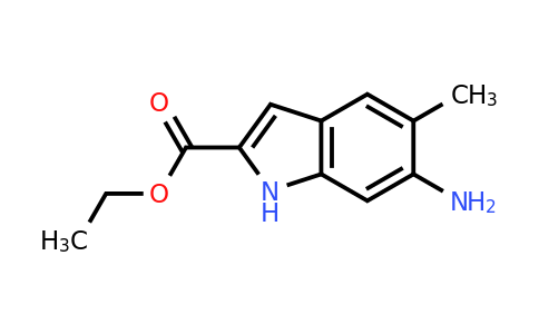 1175787-04-8 | 1H-Indole-2-carboxylic acid, 6-amino-5-methyl-, ethyl ester