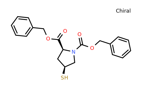 Dibenzyl(2S,4S)-4-mercaptopyrrolidine-1,2-dicarboxylate