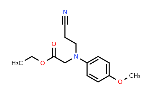 117652-36-5 | Ethyl 2-[(2-cyanoethyl)(4-methoxyphenyl)amino]acetate