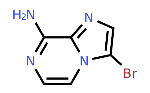 117718-92-0 | 3-Bromoimidazo[1,2-a]pyrazin-8-amine