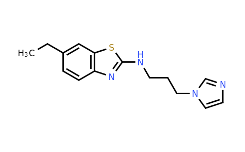 6-Ethyl-N-[3-(1H-imidazol-1-yl)propyl]-1,3-benzothiazol-2-amine
