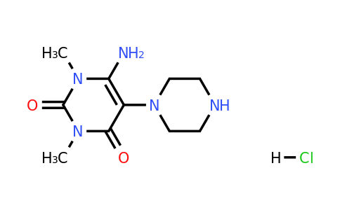 1177356-49-8 | 6-Amino-1,3-dimethyl-5-(piperazin-1-yl)pyrimidine-2,4(1h,3h)-dione hydrochloride