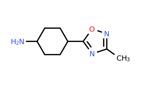 1178049-16-5 | 4-(3-Methyl-1,2,4-oxadiazol-5-yl)cyclohexan-1-amine