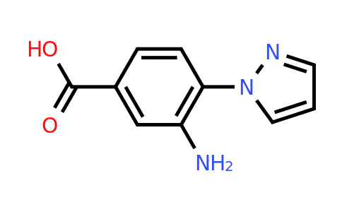 3-Amino-4-(1H-pyrazol-1-yl)benzoic acid