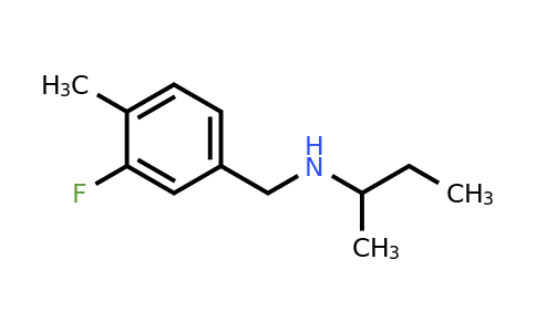 n-(3-Fluoro-4-methylbenzyl)butan-2-amine