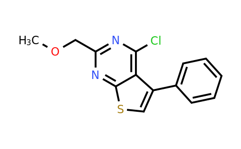 1179057-31-8 | 4-Chloro-2-(methoxymethyl)-5-phenylthieno[2,3-d]pyrimidine