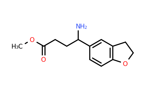 1179244-94-0 | Methyl 4-amino-4-(2,3-dihydrobenzofuran-5-yl)butanoate