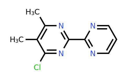 1179266-29-5 | 4-Chloro-5,6-dimethyl-2-(pyrimidin-2-yl)pyrimidine
