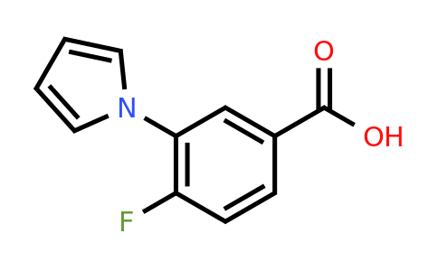 1179681-88-9 | 4-Fluoro-3-(1H-pyrrol-1-yl)benzoic acid