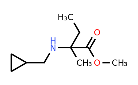 1179717-49-7 | Methyl 2-[(cyclopropylmethyl)amino]-2-methylbutanoate