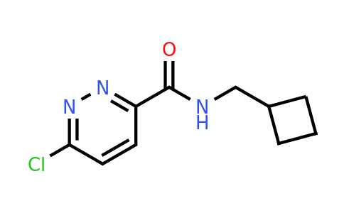 1179731-58-8 | 6-Chloro-n-(cyclobutylmethyl)pyridazine-3-carboxamide