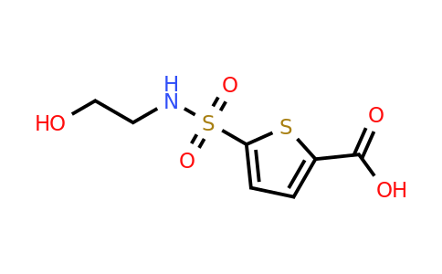 1179892-19-3 | 5-[(2-hydroxyethyl)sulfamoyl]thiophene-2-carboxylic acid
