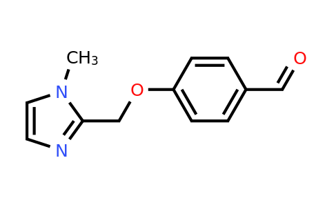 118001-71-1 | 4-[(1-methyl-1h-imidazol-2-yl)methoxy]benzaldehyde