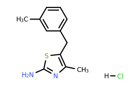 1181457-72-6 | 4-Methyl-5-[(3-methylphenyl)methyl]-1,3-thiazol-2-amine hydrochloride