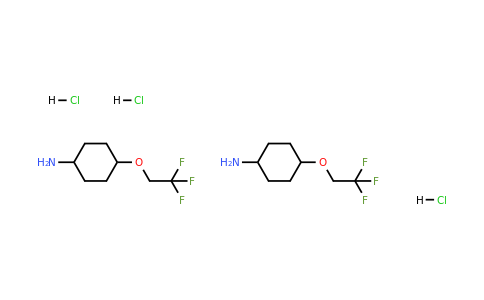 1181458-73-0 | Bis(4-(2,2,2-trifluoroethoxy)cyclohexan-1-amine) trihydrochloride