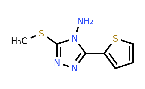 118158-91-1 | 3-(Methylthio)-5-(thiophen-2-yl)-4h-1,2,4-triazol-4-amine