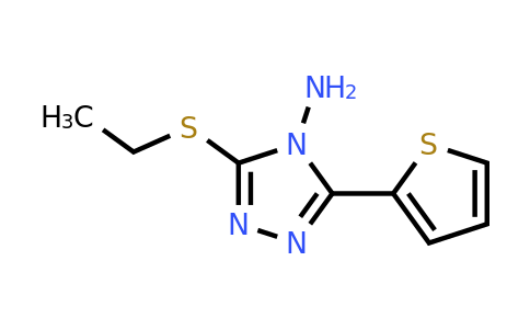 118158-92-2 | 3-(Ethylthio)-5-(thiophen-2-yl)-4h-1,2,4-triazol-4-amine