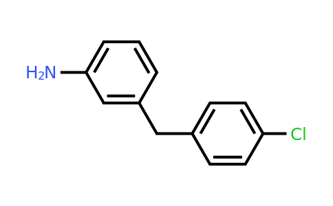 1181603-39-3 | 3-[(4-chlorophenyl)methyl]aniline