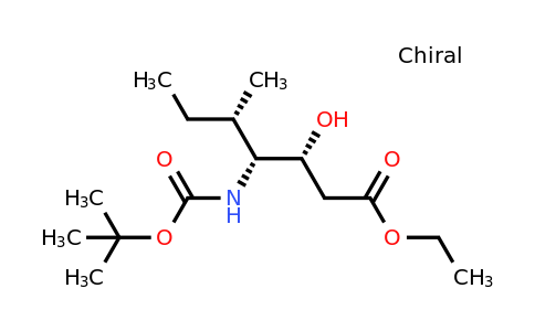 118171-77-0 | Heptanoic acid, 4-[[(1,1-dimethylethoxy)carbonyl]amino]-3-hydroxy-5-methyl-, ethyl ester, [3R-(3R*,4R*,5S*)]-
