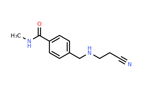 4-(((2-Cyanoethyl)amino)methyl)-N-methylbenzamide