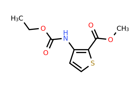118235-88-4 | Methyl 3-((ethoxycarbonyl)amino)thiophene-2-carboxylate
