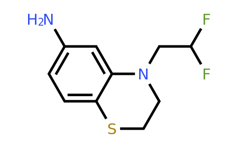 1182438-31-8 | 4-(2,2-Difluoroethyl)-3,4-dihydro-2h-benzo[b][1,4]thiazin-6-amine