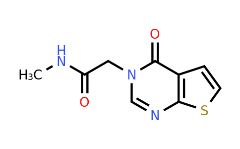 1182629-02-2 | n-Methyl-2-(4-oxothieno[2,3-d]pyrimidin-3(4h)-yl)acetamide