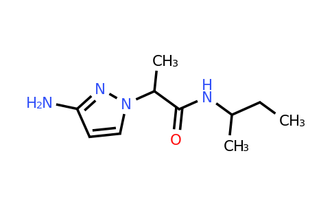2-(3-Amino-1h-pyrazol-1-yl)-N-(sec-butyl)propanamide