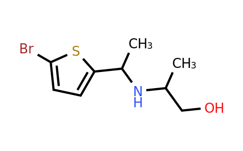 1183100-55-1 | 2-((1-(5-Bromothiophen-2-yl)ethyl)amino)propan-1-ol