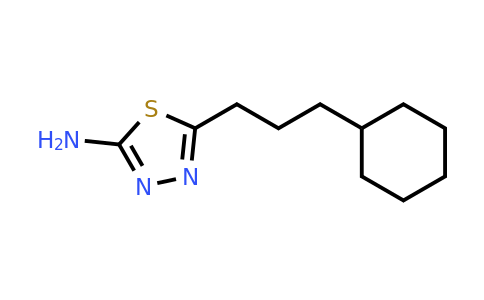 118313-95-4 | 5-(3-Cyclohexylpropyl)-1,3,4-thiadiazol-2-amine