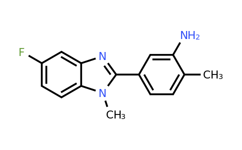 1183150-96-0 | 5-(5-Fluoro-1-methyl-1h-1,3-benzodiazol-2-yl)-2-methylaniline