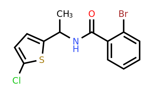 1183201-37-7 | 2-Bromo-N-(1-(5-chlorothiophen-2-yl)ethyl)benzamide