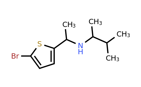 1183342-56-4 | n-(1-(5-Bromothiophen-2-yl)ethyl)-3-methylbutan-2-amine