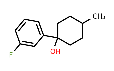 1-(3-Fluorophenyl)-4-methylcyclohexan-1-ol