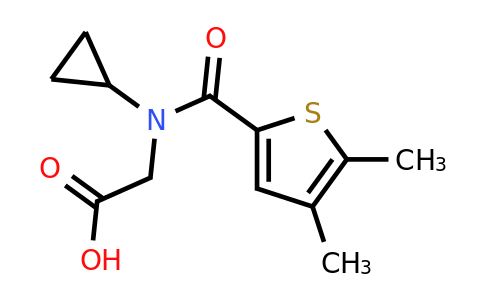 1183419-70-6 | n-Cyclopropyl-n-(4,5-dimethylthiophene-2-carbonyl)glycine