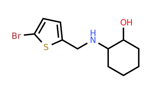 1183446-78-7 | 2-(((5-Bromothiophen-2-yl)methyl)amino)cyclohexan-1-ol
