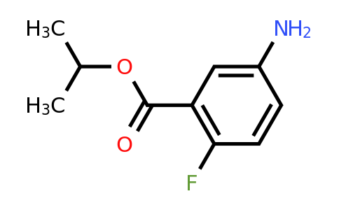 1183485-33-7 | Isopropyl 5-amino-2-fluorobenzoate