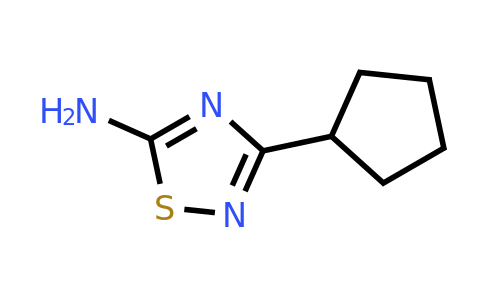 1183566-32-6 | 3-Cyclopentyl-1,2,4-thiadiazol-5-amine
