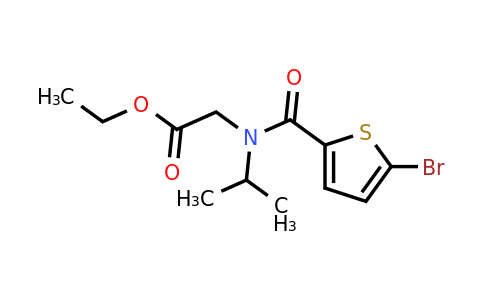 1183621-29-5 | Ethyl n-(5-bromothiophene-2-carbonyl)-n-isopropylglycinate