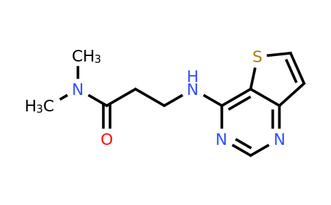 1183725-29-2 | n,n-Dimethyl-3-(thieno[3,2-d]pyrimidin-4-ylamino)propanamide