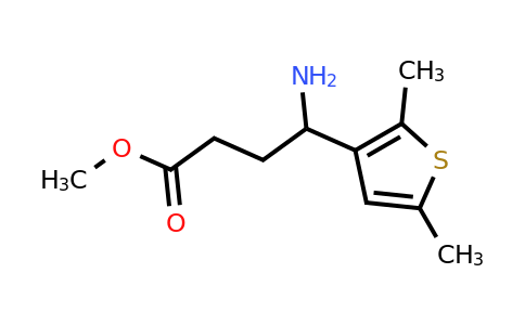 1183980-57-5 | Methyl 4-amino-4-(2,5-dimethylthiophen-3-yl)butanoate
