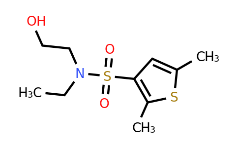 1183989-38-9 | n-Ethyl-n-(2-hydroxyethyl)-2,5-dimethylthiophene-3-sulfonamide