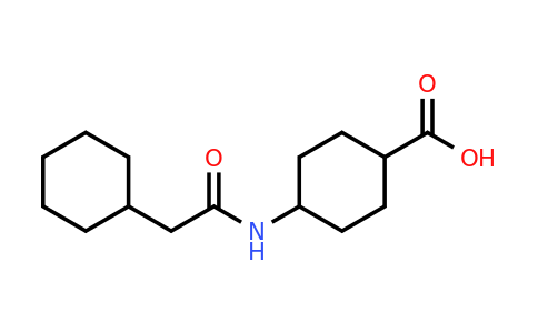 4-(2-Cyclohexylacetamido)cyclohexane-1-carboxylic acid