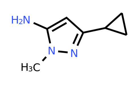 3-Cyclopropyl-1-methyl-1H-pyrazol-5-amine