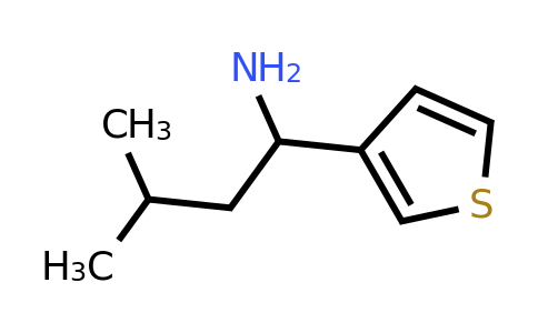 1184406-65-2 | 3-Methyl-1-(thiophen-3-yl)butan-1-amine